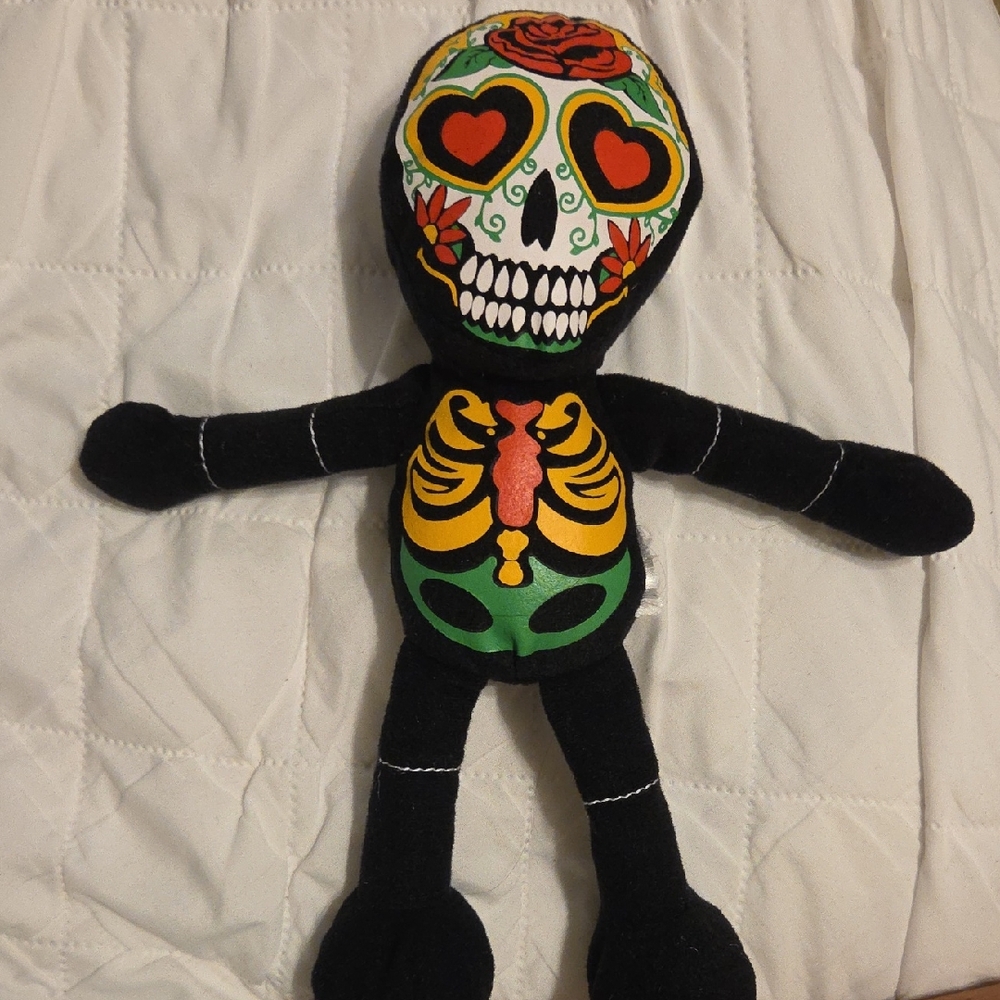 Fiesta Colorful Day of the Dead Plush